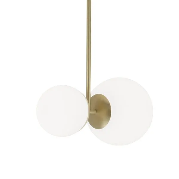 TATO Biba 140cm Messing & Hvid – pendel — produktfoto