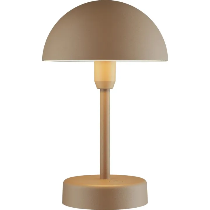 Nordlux Ellen genopladelig , brun – bordlampe — produktfoto