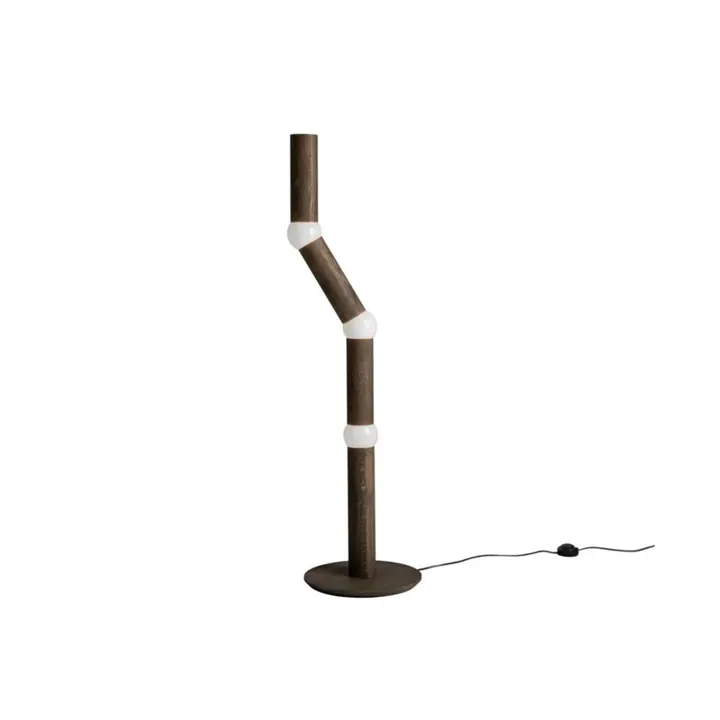 Oblure LIGHTBONE Røget Eg – gulvlampe — produktfoto