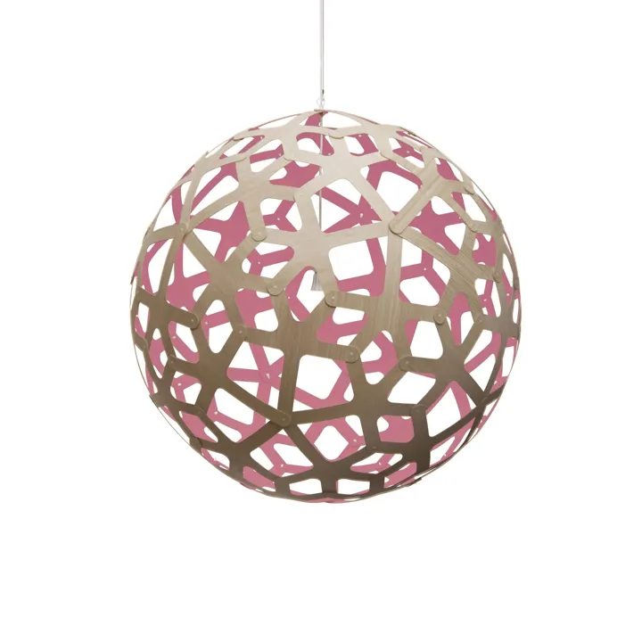 David Trubridge Coral Ø100 Pink – pendel — produktfoto