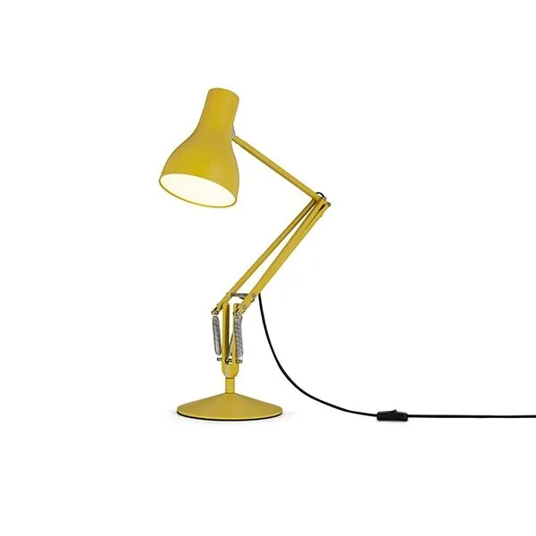 Anglepoise Type 75 + Margaret Howell Yellow Ochre – bordlampe — produktfoto
