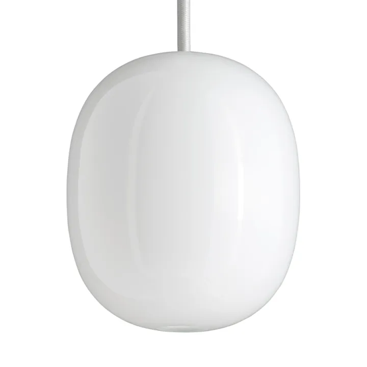 Piet Hein Superæg 300P Opal med Hvid Ledning – pendel — produktfoto