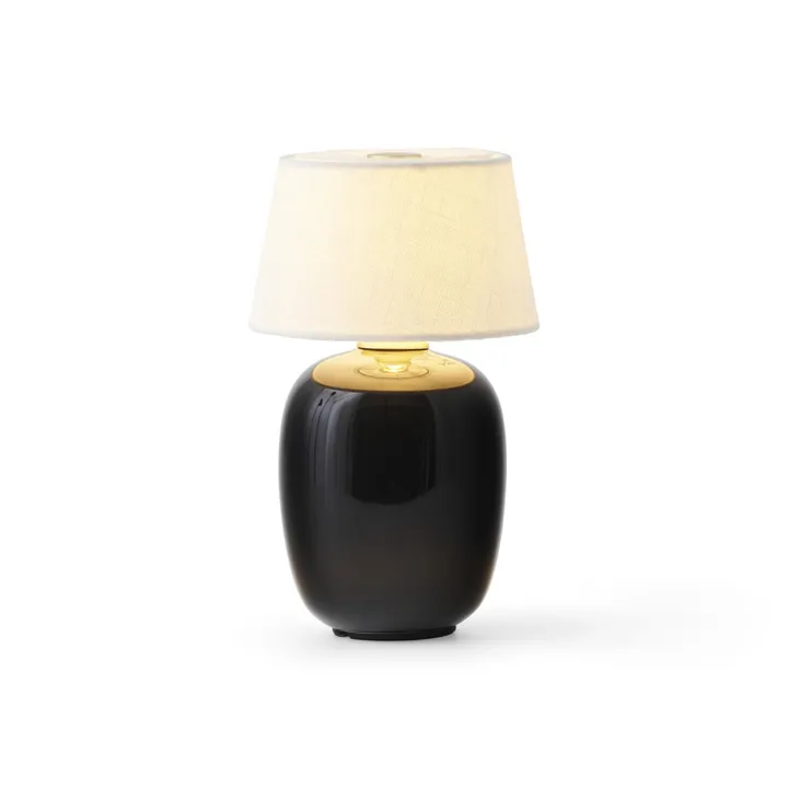 Audo Copenhagen Torso Portable Ø12 Sort – bordlampe — produktfoto