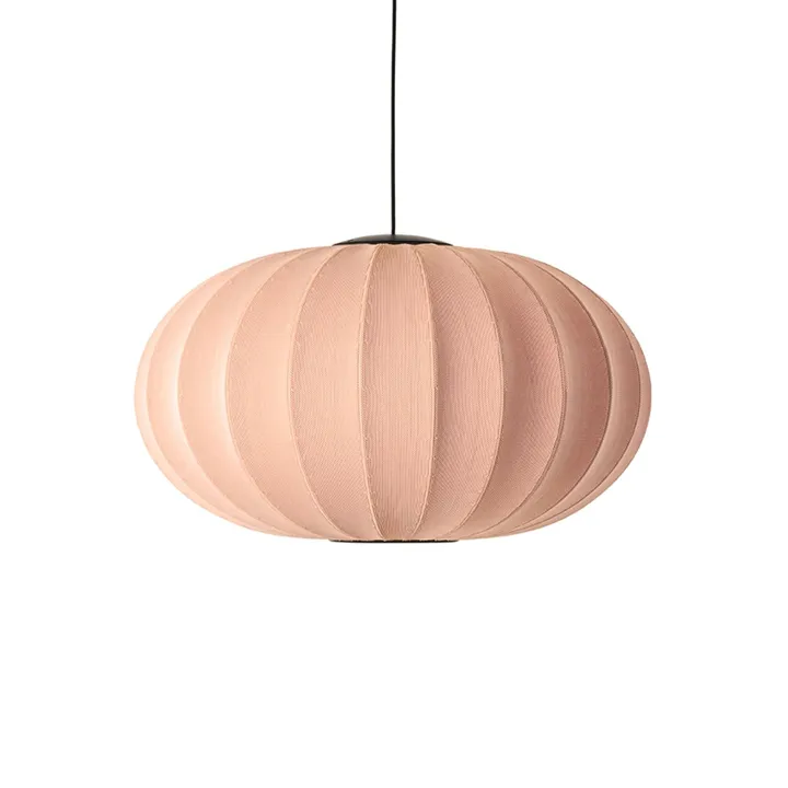 Made By Hand Knit-Wit Oval Ø76 Coral LED – pendel — produktfoto