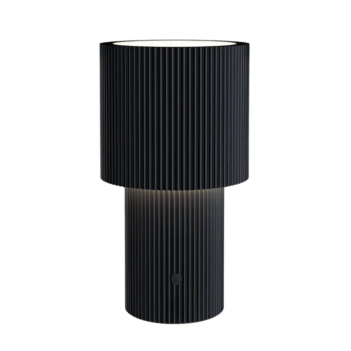 Herstal Iluma Bærbar Bodlampe - Sort – transportabel bordlampe — produktfoto
