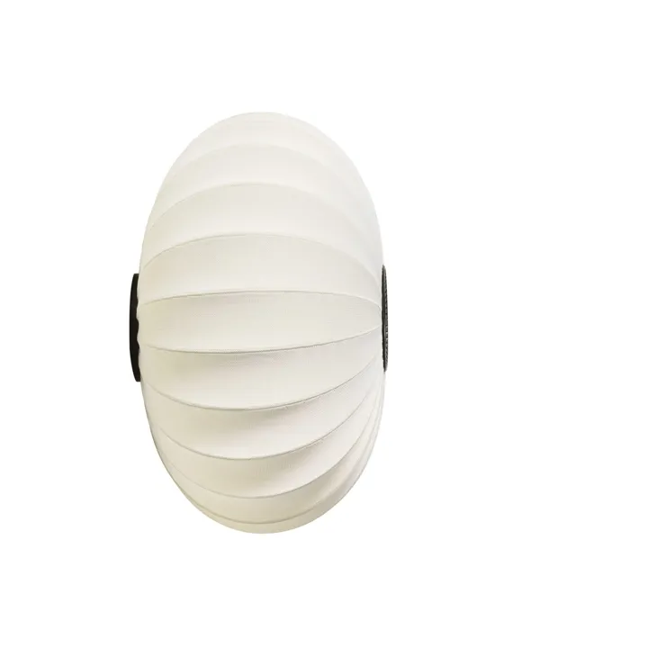 Made By Hand Knit-Wit Oval Ø76 cm Pearl White – væglampe — produktfoto