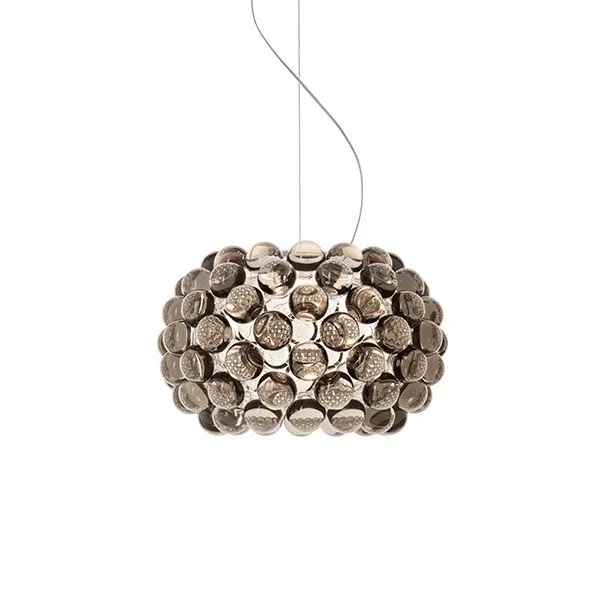 Foscarini Caboche Plus Piccola On/off Grå – pendel — produktfoto