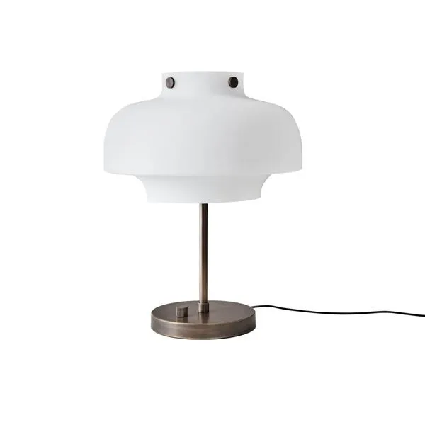 &Tradition Copenhagen SC13 Opal Glas & Messing – bordlampe — produktfoto