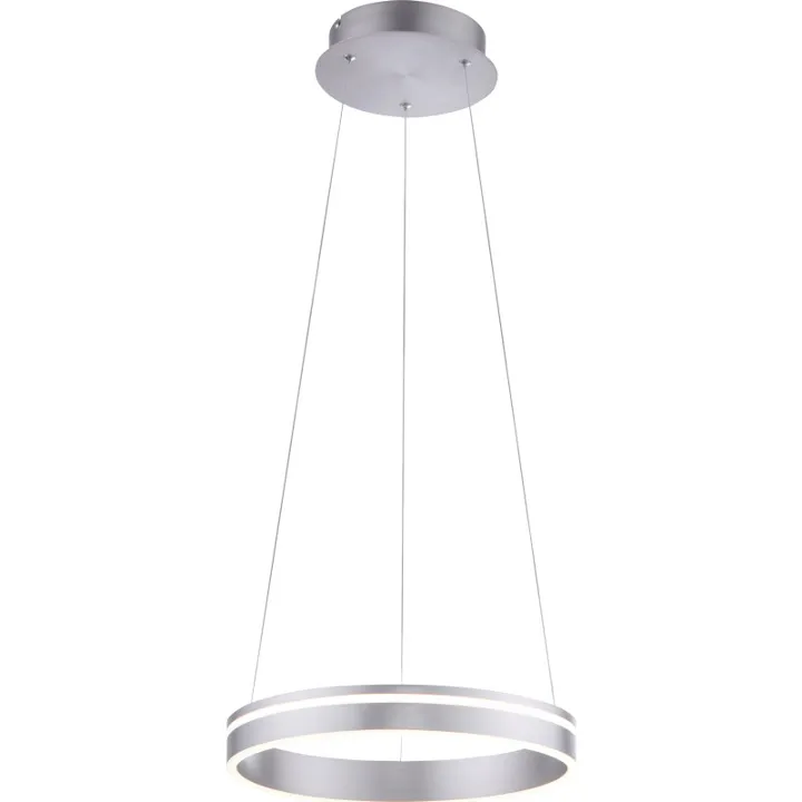 Paul Neuhaus Q-Vito , aluminium, Ø40 cm – lysekrone — produktfoto