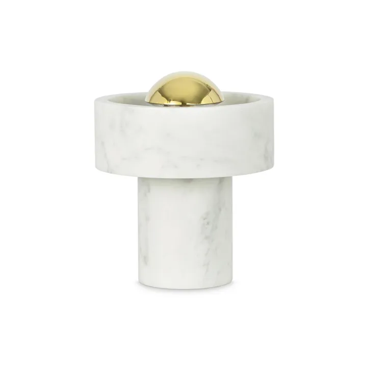 Tom Dixon Stone Portable Lamp Marble – bordlampe — produktfoto
