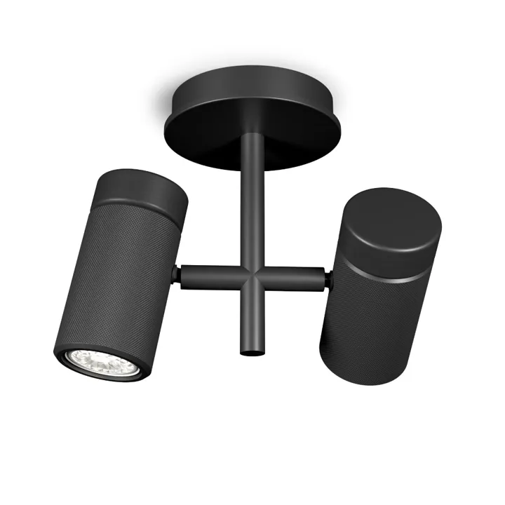 Herstal Holder Spotlight 2 Lamper Sort – spot — produktfoto