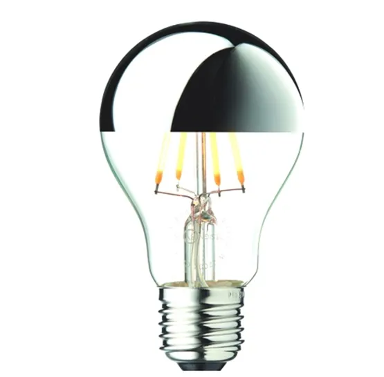 Design By Us Arbitrary pære Ø60 crown E27 topforspejlet sølv – pære — produktfoto