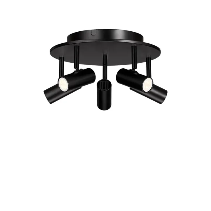 Belid Cato 5 Spotlights Rund Mat Sort – spot — produktfoto