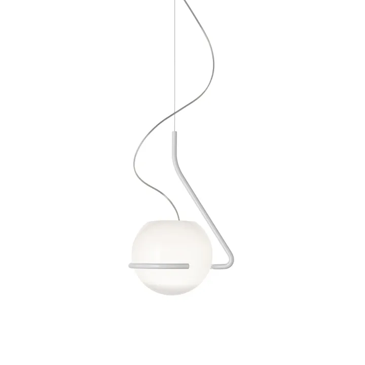 Foscarini Tonda Lille Hvid/Hvid – pendel — produktfoto