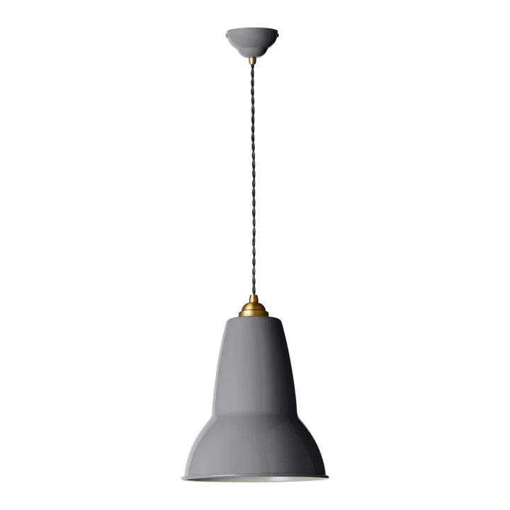 Anglepoise Original 1227 Messing Midi Elephant Grey – pendel — produktfoto