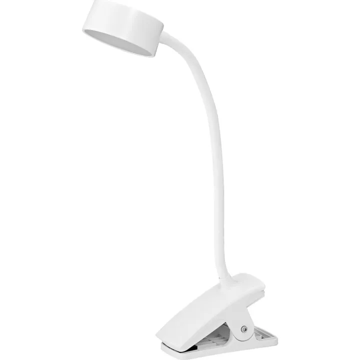 Osram Office Cylinder klemmelampe, hvid – bordlampe — produktfoto