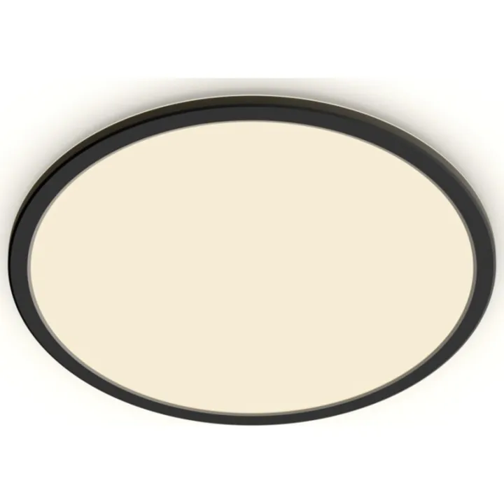 Philips myBathroom SceneSwitch Super Slim , sort, 2700K, Ø30 cm – loftlampe — produktfoto