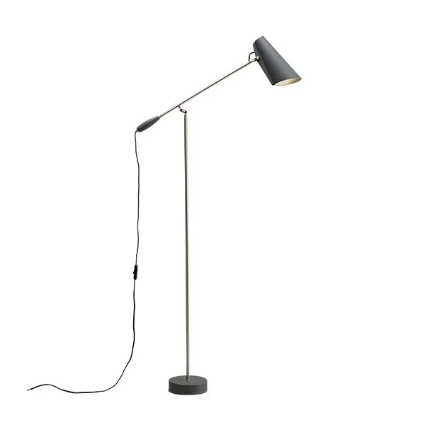 Northern Birdy Grå – gulvlampe — produktfoto