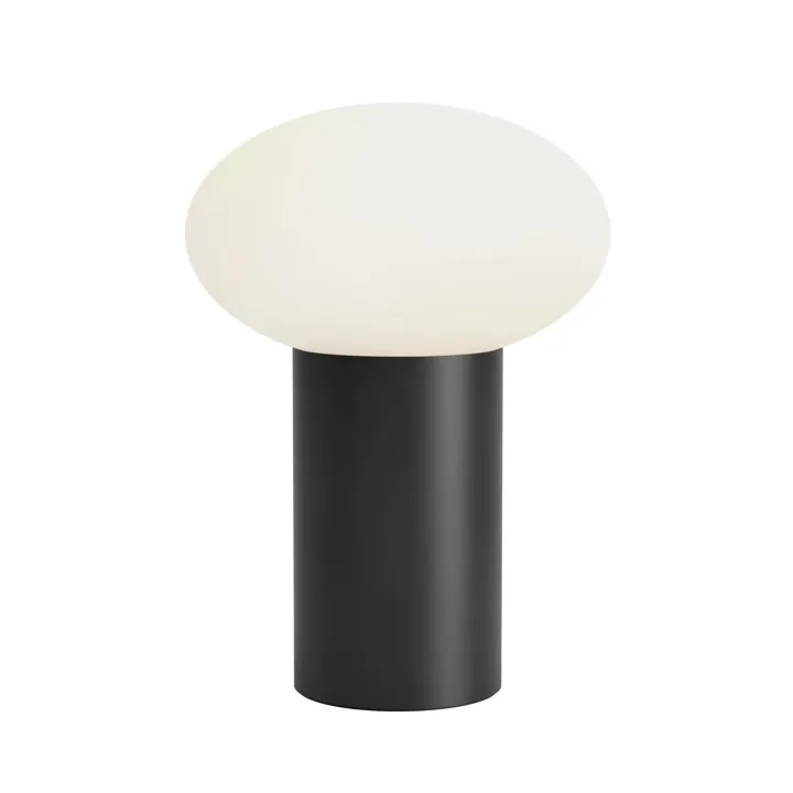 Astro Zeppo Transportabel Mat Sort – transportabel bordlampe — produktfoto