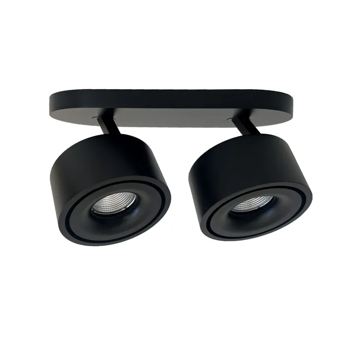 Antidark Easy Braccio W2100 Sort – loftlampe — produktfoto