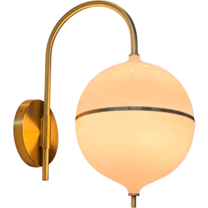 Rebello Decor Eternal Moonlight , messing, Ø32 cm – væglampe — produktfoto