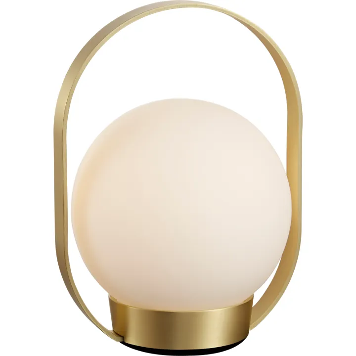 Antidark Palla genopladelig , messing – bordlampe — produktfoto