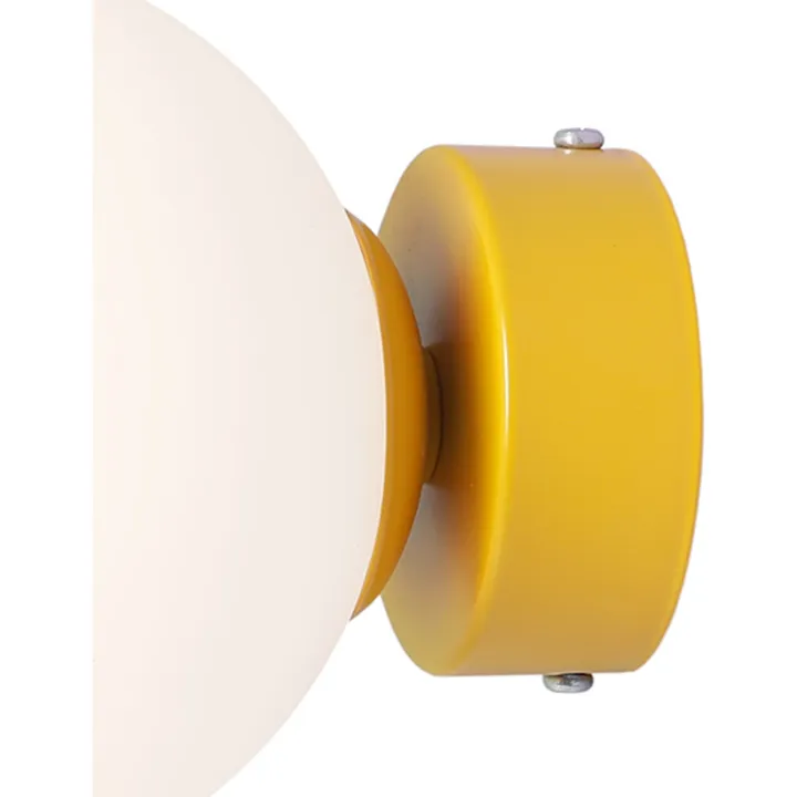 Aldex Ball , gul, Ø14 cm – væglampe — produktfoto