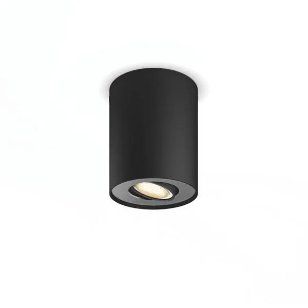 Pillar Single Spot Sort inkl. Dæmper — produktfoto