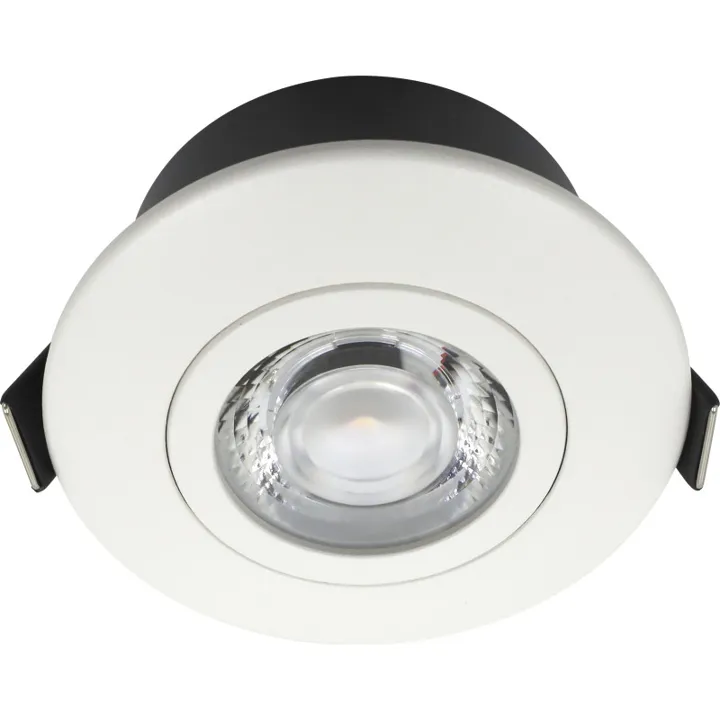 Nordtronic Low Profile Flexible indbygningsspot, Ø7,5 cm, hvid, 4000K – indbygningsspot — produktfoto