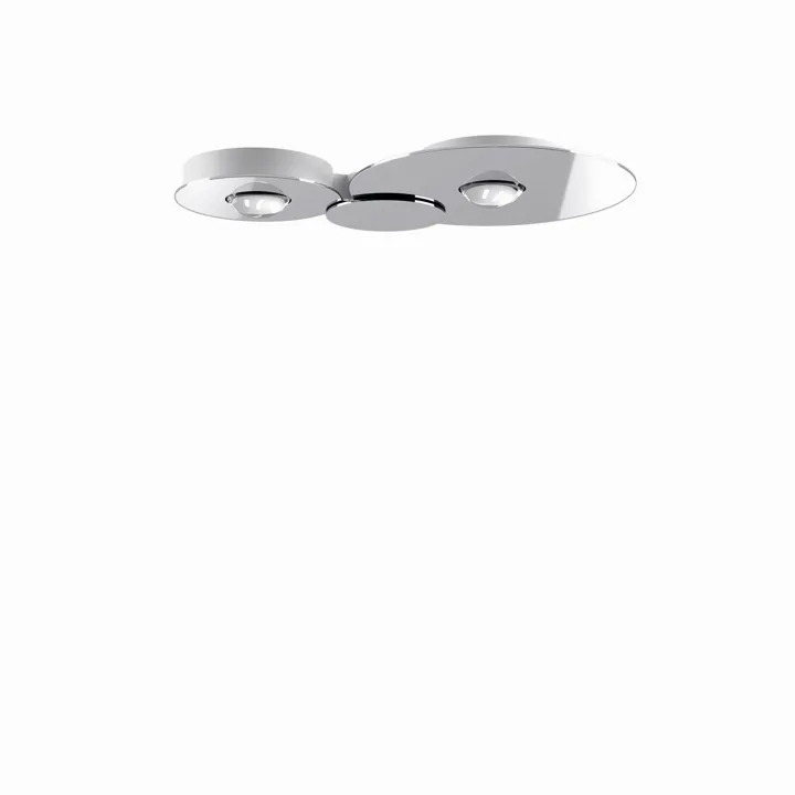Lodes Bugia Double 3000K Krom – loftlampe — produktfoto