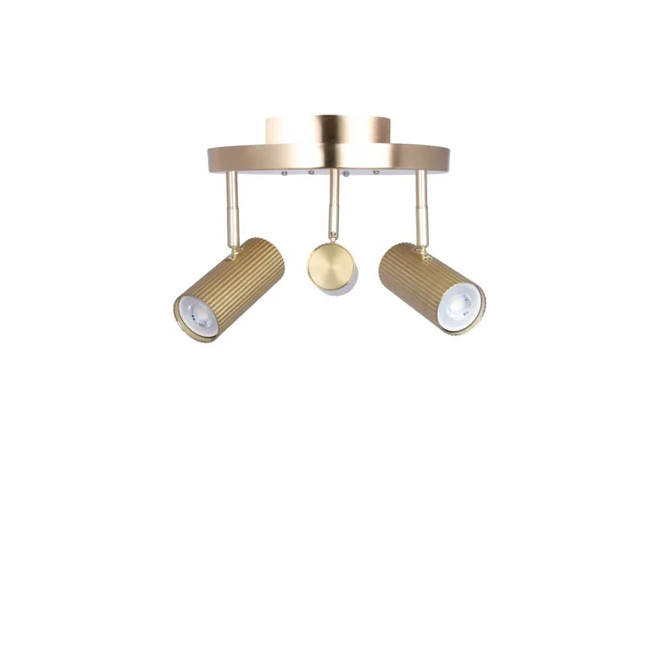 Globen Lighting Hubble 3 Børstet Messing – loftlampe — produktfoto