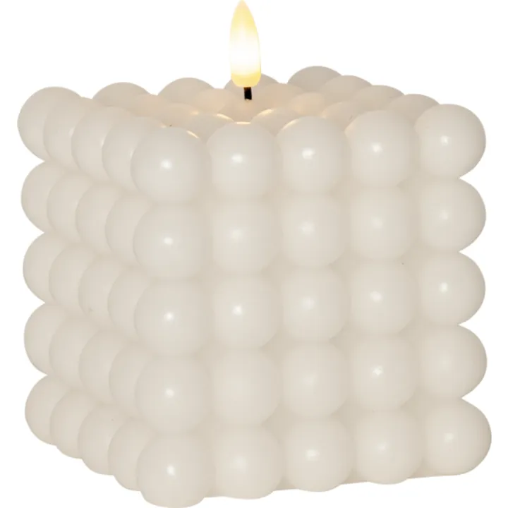 Star Trading 12 stk Star Trading Flamme Dot Bubble LED stearinlys, hvid – LED-stearinlys — produktfoto