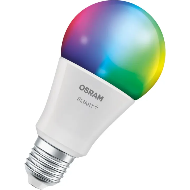 Osram Smart+ Wifi E27 standardpære, farveskift, 14W, 3-pak – pære — produktfoto