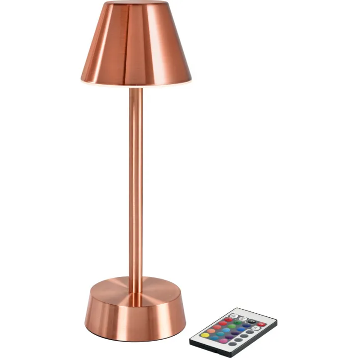 Duni Zelda genopladelig , rosa guld – bordlampe — produktfoto