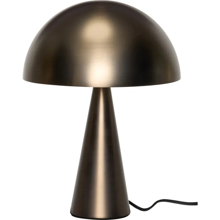 Hübsch Mush , bruneret messing, 34 cm – bordlampe — produktfoto