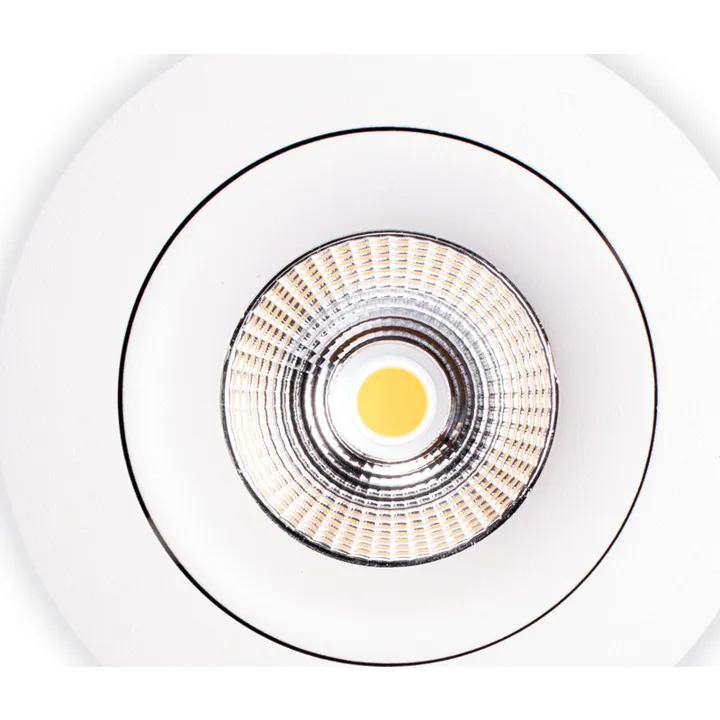 Scan Products Sabina Low Profile indbygningsspot, mat hvid, 4000K – indbygningsspot — produktfoto