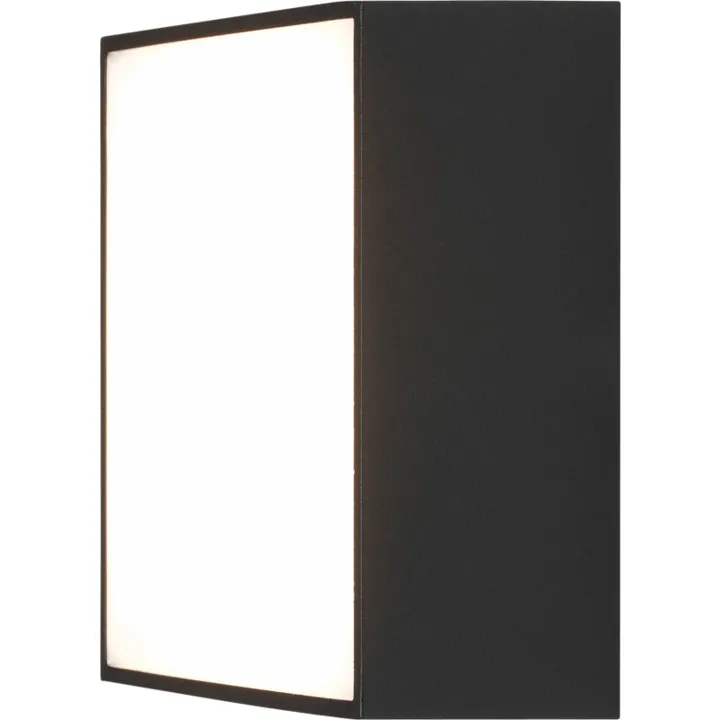 Astro Lighting Astro Kea Square udendørs , sort, 14 cm – udendørs væglampe — produktfoto
