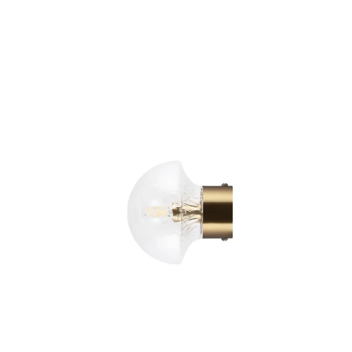 Globen Lighting Fungo 16 Væg/ Klar/Messing – væglampe — produktfoto