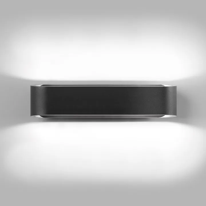 LIGHT-POINT AURA W2 Sort – væglampe — produktfoto