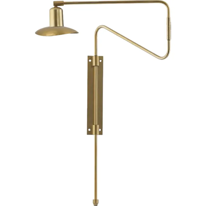 House Doctor Swing , 35 cm, messing – væglampe — produktfoto