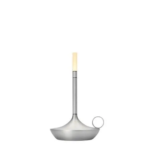 Graypants Wick PRO S Aluminium – transportabel bordlampe — produktfoto