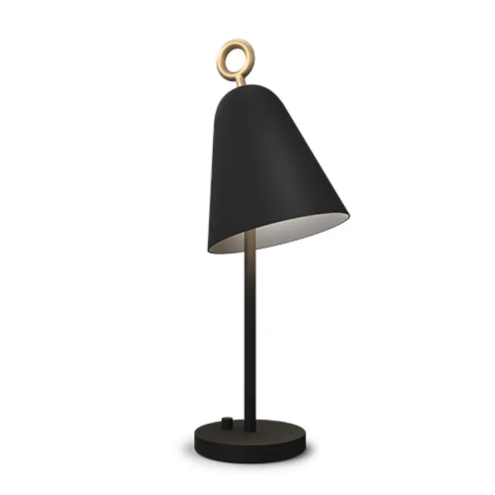Herstal Bella Sort – bordlampe — produktfoto