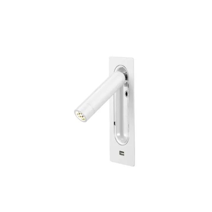 Marset Ledtube Med USB Hvid – væglampe — produktfoto