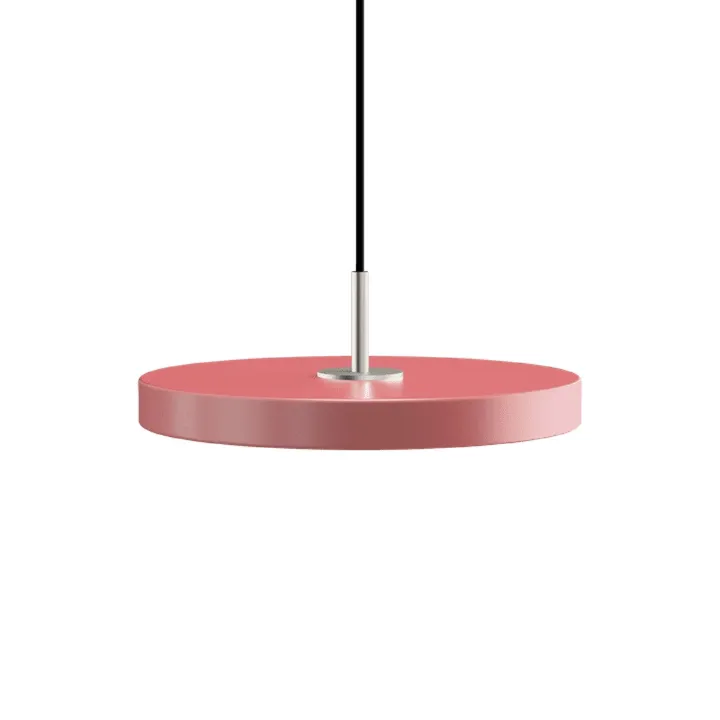 Umage Asteria Plus Mini Nuance Rose/Stål – pendel — produktfoto