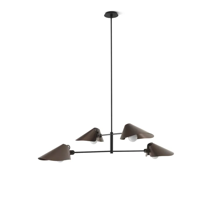 &Tradition Bonnet SC93 Ø100 Bronze/Sort – lysekrone — produktfoto