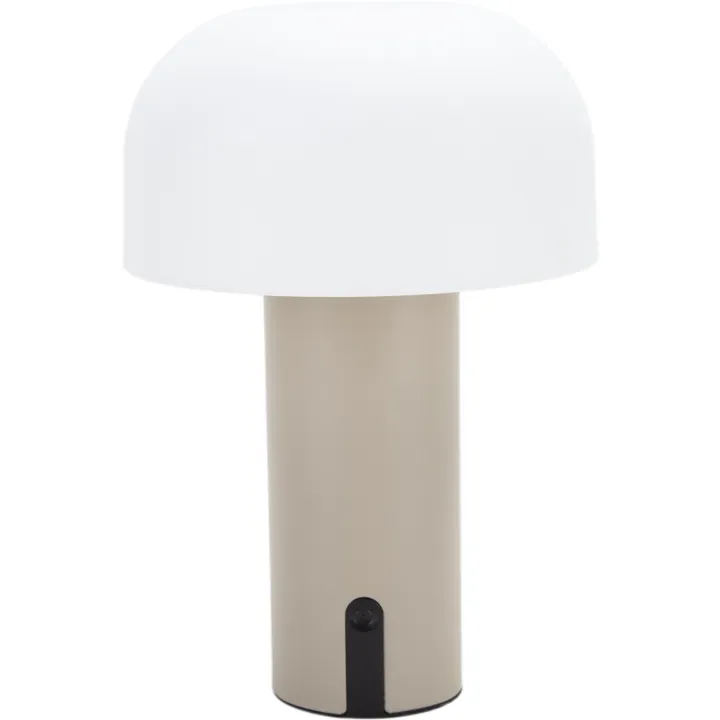 Veli Line Shape genopladelig , beige – udendørslampe — produktfoto