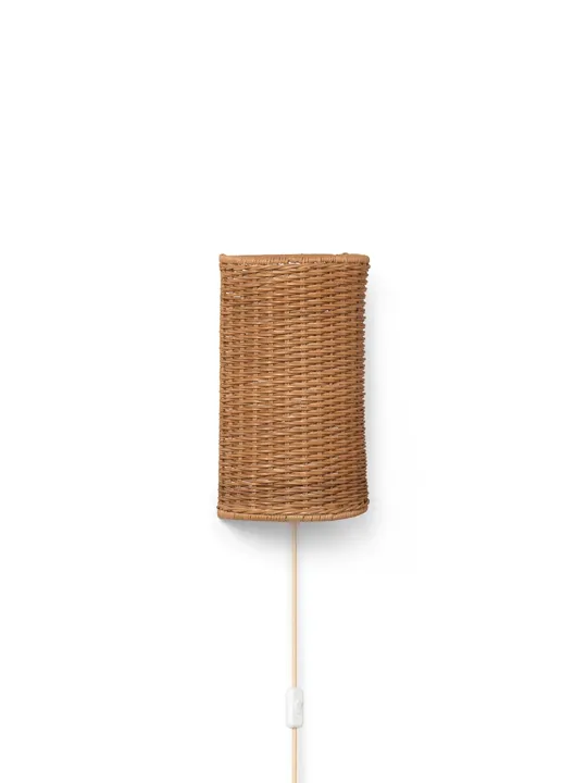 Ferm Living Dou Natural – væglampe — produktfoto