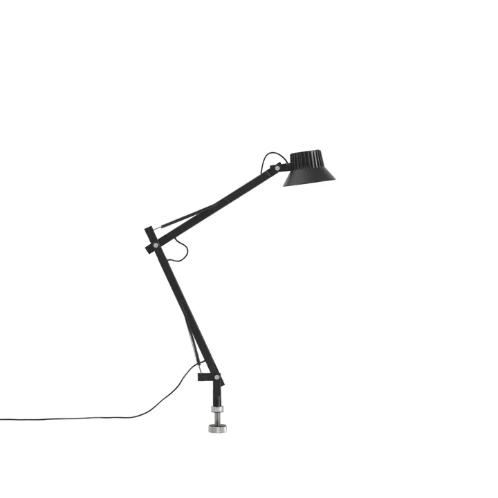 Muuto Dedicate S2 Med Pin Sort – bordlampe — produktfoto