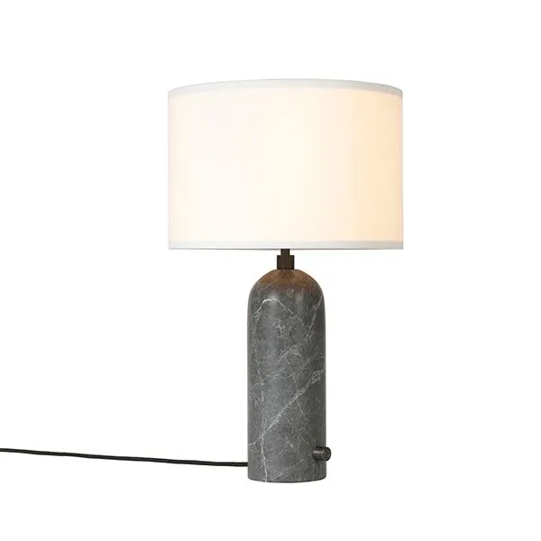 GUBI Gravity Lille Grå Sort/Hvid – bordlampe — produktfoto