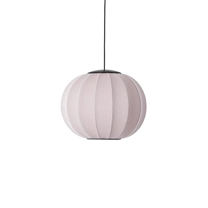 Made By Hand Knit-Wit Round Ø45 Lysepink LED – pendel — produktfoto